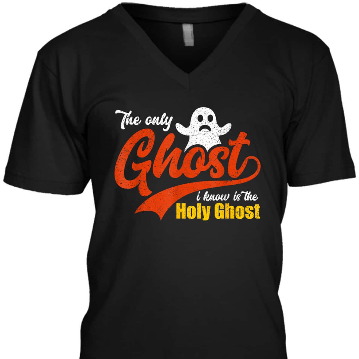 Christian Halloween The Only Ghost I Know Is The Holy Ghost T-Shirt Christian Halloween The Only Ghost I Know Is The Holy Ghost T-Shirt