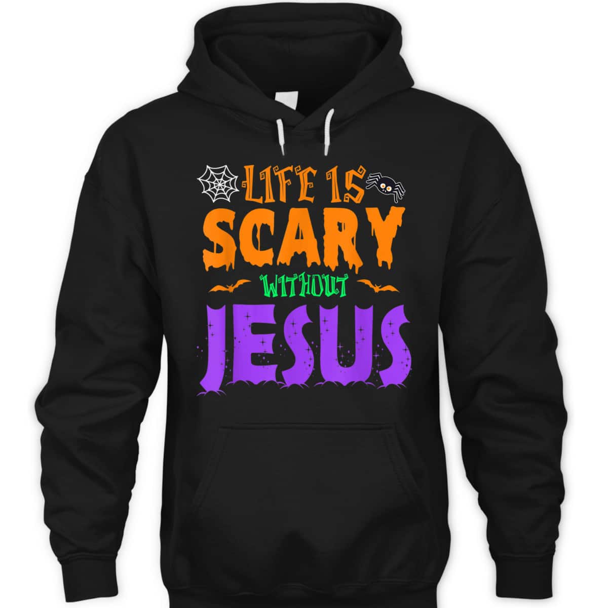 Life Without Jesus Is Scary Christian Halloween Fall T-Shirt Life Without Jesus Is Scary Christian Halloween Fall T-Shirt