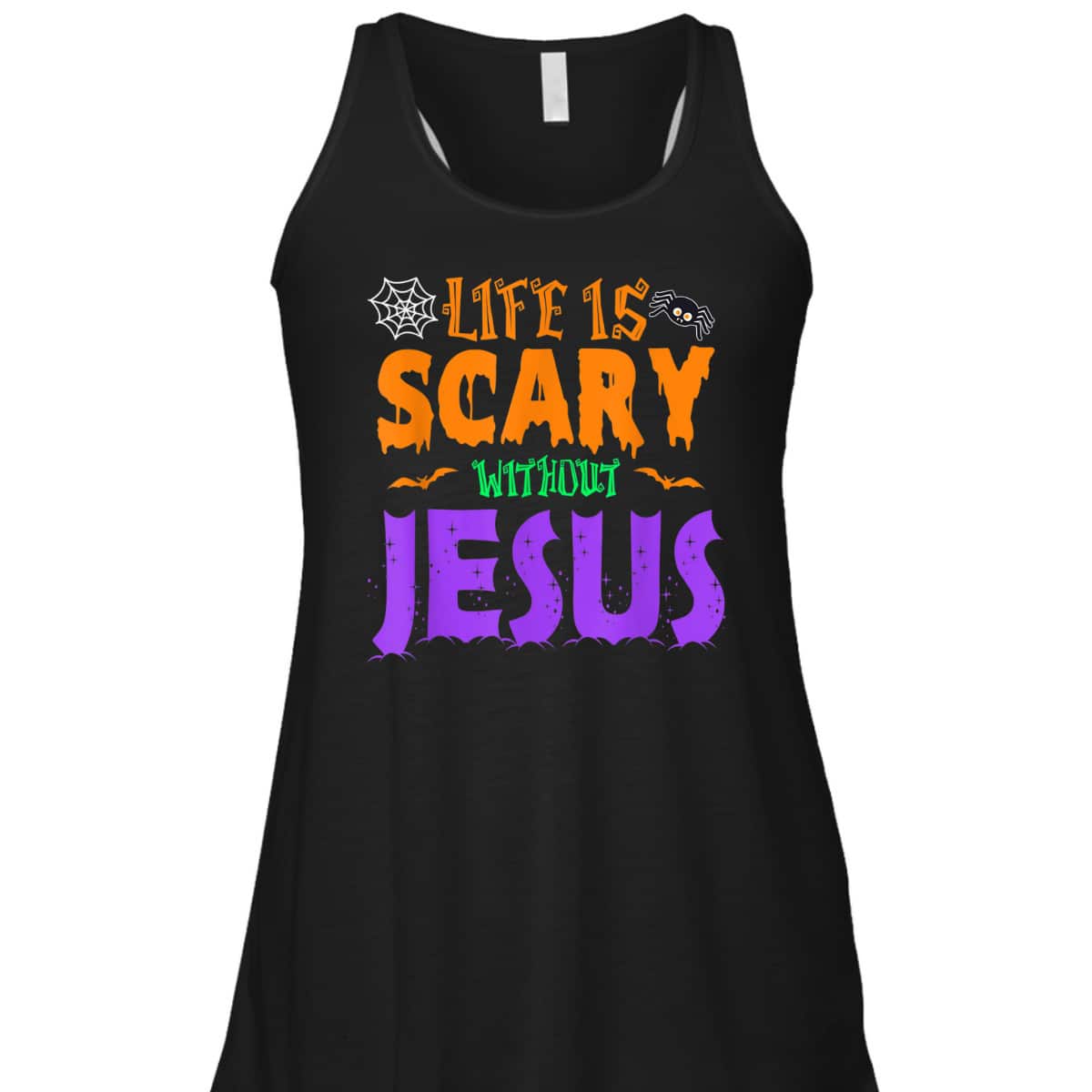 Life Without Jesus Is Scary Christian Halloween Fall T-Shirt Life Without Jesus Is Scary Christian Halloween Fall T-Shirt