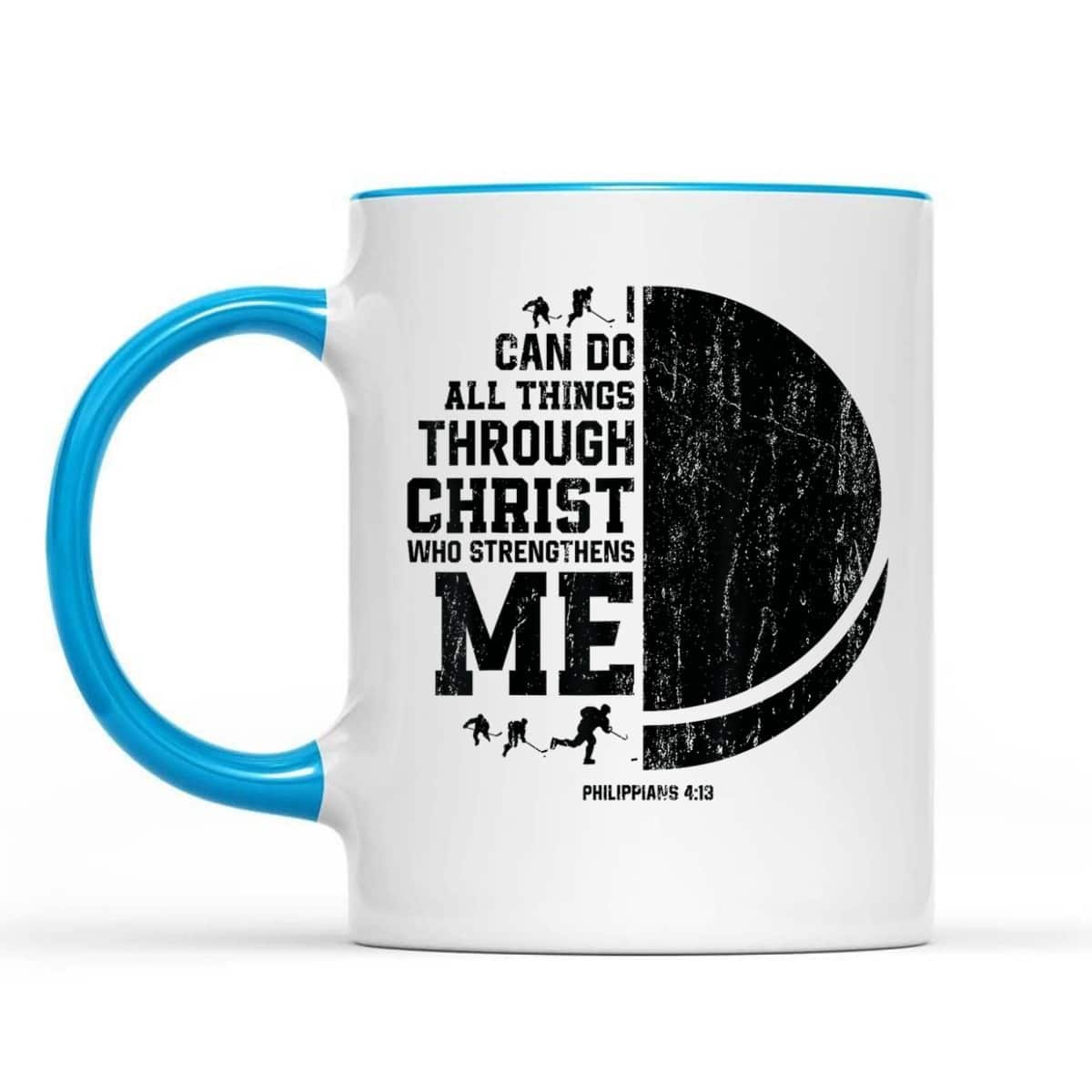 I Can Do All Things Through Christ Who Strengthens Me Bible Verse Religious Christian Ice Hockey T-Shirt I Can Do All Things Through Christ Who Strengthens Me Bible Verse Religious Christian Ice Hockey T-Shirt