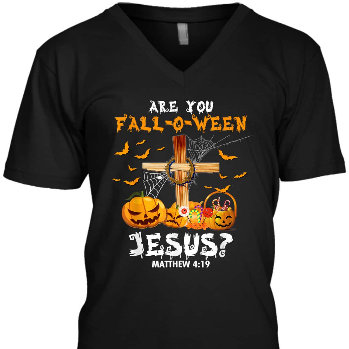 Halloween Christian T-Shirt Are You Fall O Ween Jesus Matthew Bible Verse Halloween Christian T-Shirt Are You Fall O Ween Jesus Matthew Bible Verse