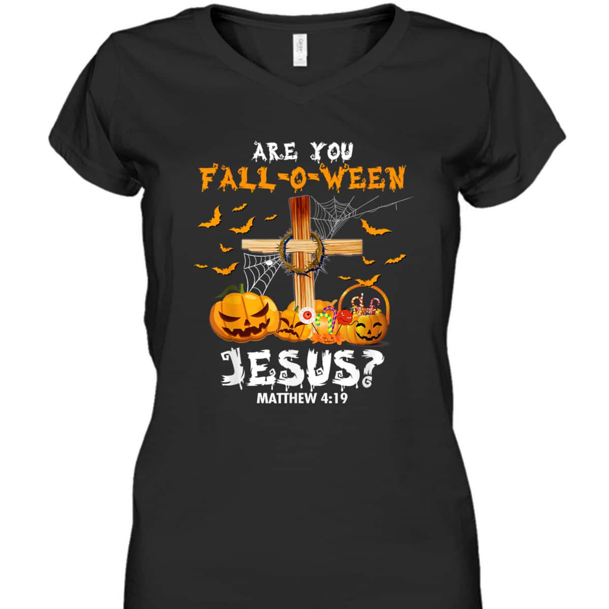 Halloween Christian T-Shirt Are You Fall O Ween Jesus Matthew Bible Verse Halloween Christian T-Shirt Are You Fall O Ween Jesus Matthew Bible Verse