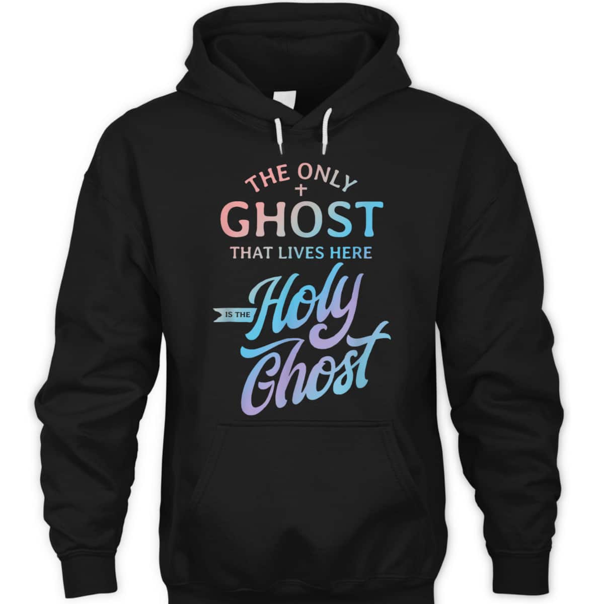 The Only Ghost That Lives Here Is The Holy Ghost Christian Halloween T-Shirt The Only Ghost That Lives Here Is The Holy Ghost Christian Halloween T-Shirt
