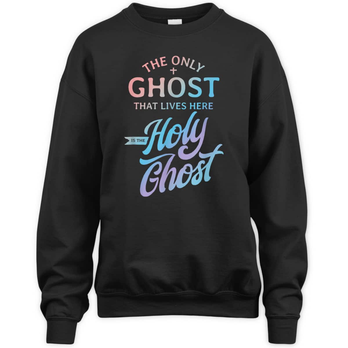 The Only Ghost That Lives Here Is The Holy Ghost Christian Halloween T-Shirt The Only Ghost That Lives Here Is The Holy Ghost Christian Halloween T-Shirt