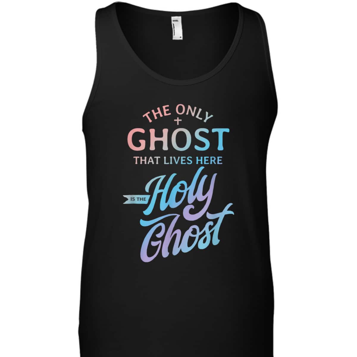 The Only Ghost That Lives Here Is The Holy Ghost Christian Halloween T-Shirt The Only Ghost That Lives Here Is The Holy Ghost Christian Halloween T-Shirt