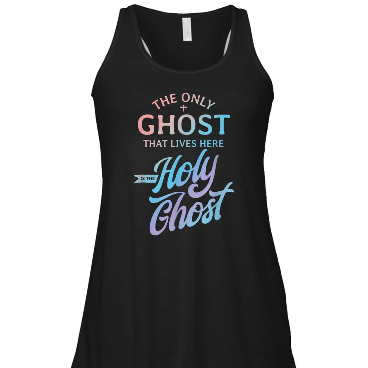 The Only Ghost That Lives Here Is The Holy Ghost Christian Halloween T-Shirt The Only Ghost That Lives Here Is The Holy Ghost Christian Halloween T-Shirt