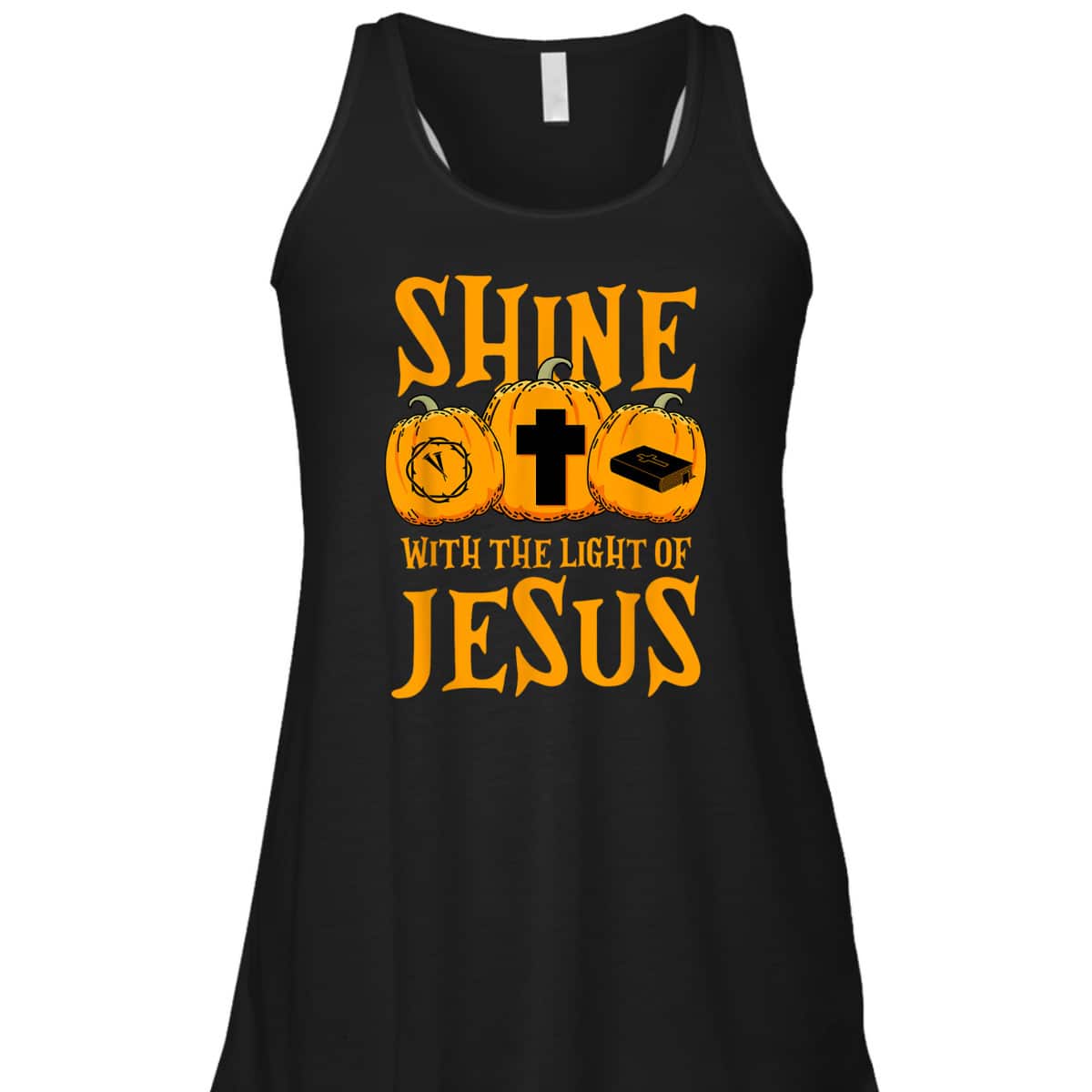 Shine With The Light Of Jesus Halloween Christian T-Shirt