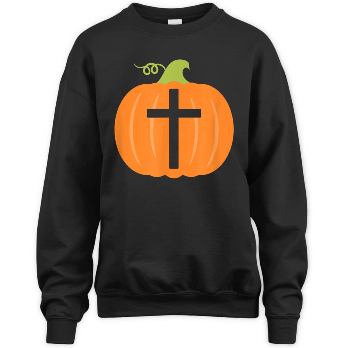 Christian Cross Religious Pumpkin Halloween T-Shirt Christian Cross Religious Pumpkin Halloween T-Shirt