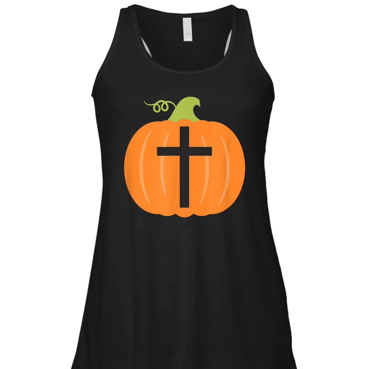 Christian Cross Religious Pumpkin Halloween T-Shirt