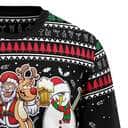 Santa Claus Jesus Friend Ugly Christmas Ugly Christmas Sweater Christian Religious Gift