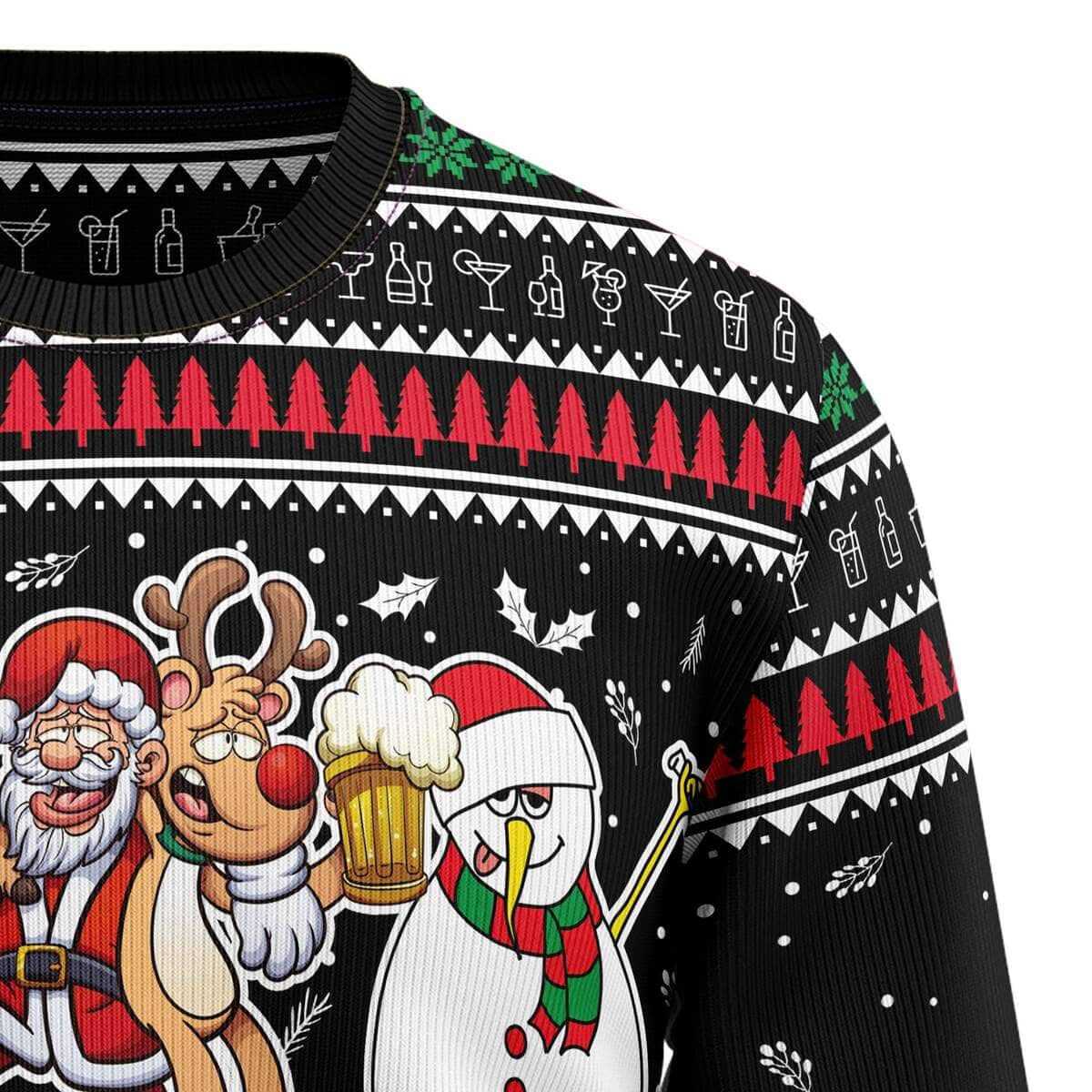 Santa Claus Jesus Friend Ugly Christmas Ugly Christmas Sweater Christian Religious Gift Santa Claus Jesus Friend Ugly Christmas Ugly Christmas Sweater Christian Religious Gift