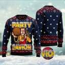 Jesus Party Savior Ugly Christmas Ugly Christmas Sweater Christian Religious Gift