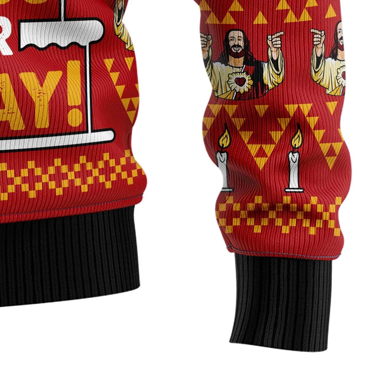 Jesus's Birthday Ugly Christmas Ugly Christmas Sweater Christian Religious Gift Jesus's Birthday Ugly Christmas Ugly Christmas Sweater Christian Religious Gift
