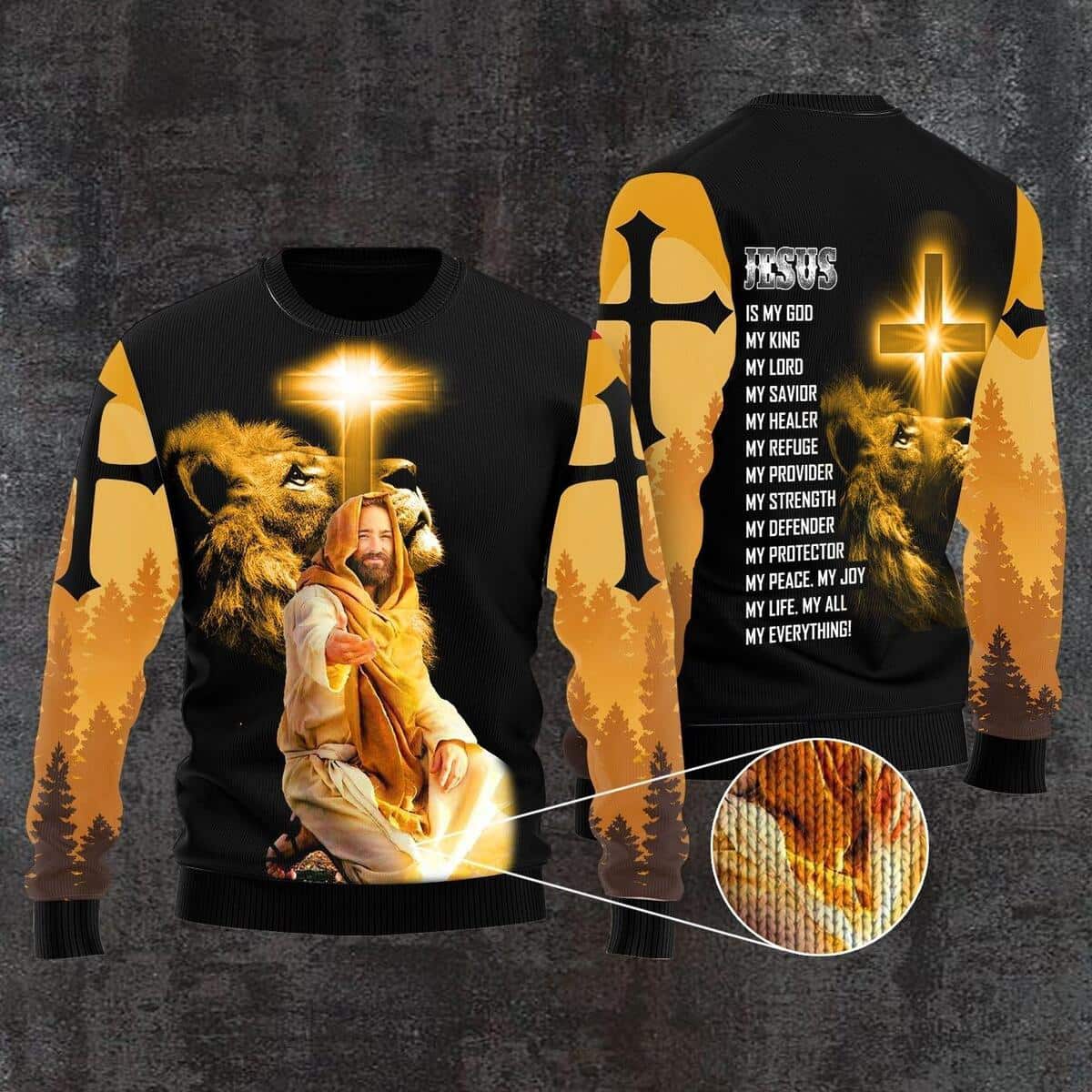 God Jesus Is My Everything Ugly Christmas Ugly Christmas Sweater Christian Religious Gift God Jesus Is My Everything Ugly Christmas Ugly Christmas Sweater Christian Religious Gift