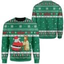 Funny Jesus And Santa Ugly Christmas Ugly Christmas Sweater Christian Religious Gift