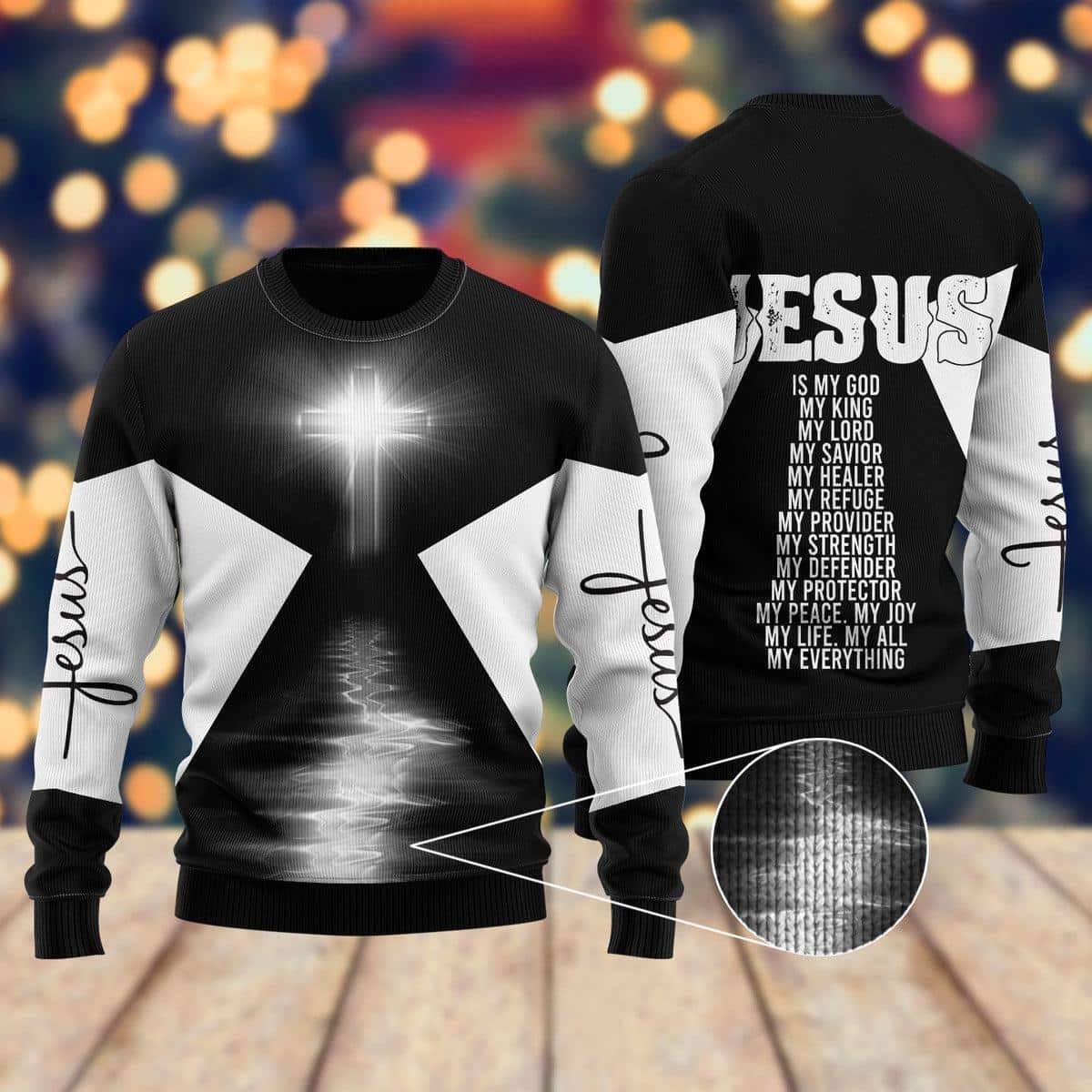 Christian Jesus Ugly Christmas Ugly Christmas Sweater Christian Religious Gift Christian Jesus Ugly Christmas Ugly Christmas Sweater Christian Religious Gift