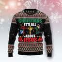 Butterfly All About Jesus Ugly Christmas Ugly Christmas Sweater Christian Religious Gift