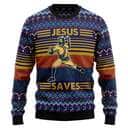 Baseball Jesus Save Ugly Christmas Ugly Christmas Sweater Christian Religious Gift Baseball Jesus Save Ugly Christmas Ugly Christmas Sweater Christian Religious Gift