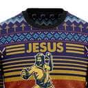 Baseball Jesus Save Ugly Christmas Ugly Christmas Sweater Christian Religious Gift