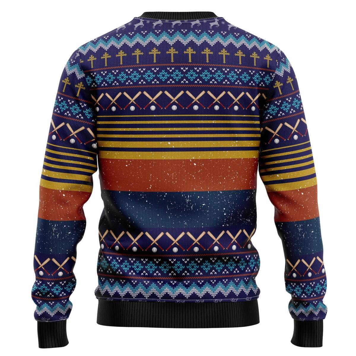 Baseball Jesus Save Ugly Christmas Ugly Christmas Sweater Christian Religious Gift Baseball Jesus Save Ugly Christmas Ugly Christmas Sweater Christian Religious Gift