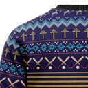 Baseball Jesus Save Ugly Christmas Ugly Christmas Sweater Christian Religious Gift