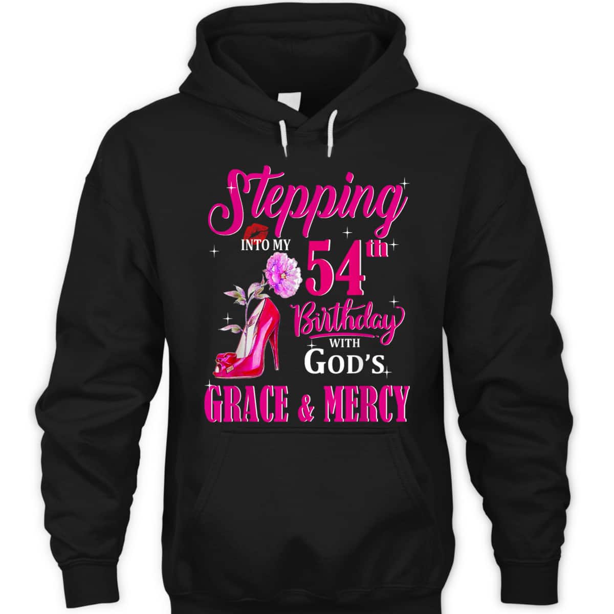 Stepping Into My 54th Birthday With God's Grace And Mercy T-Shirt Stepping Into My 54th Birthday With God's Grace And Mercy T-Shirt