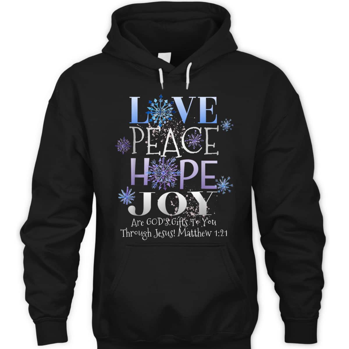 Christmas Bible Verse Love Peace Hope Joy Christian Bible Verse T-Shirt Christmas Bible Verse Love Peace Hope Joy Christian Bible Verse T-Shirt