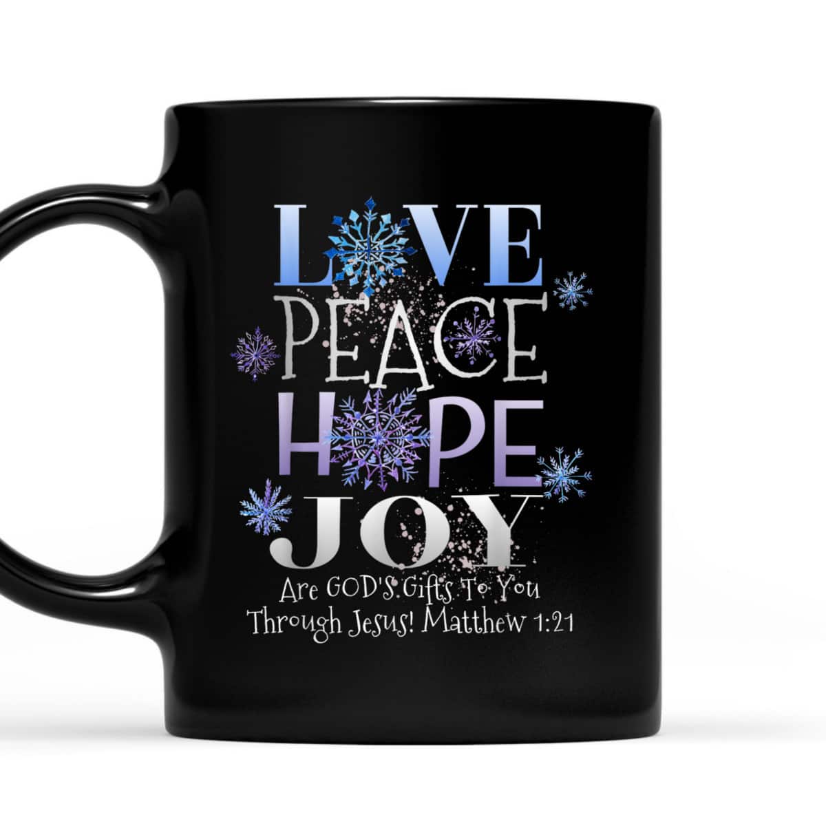 Christmas Bible Verse Love Peace Hope Joy Christian Bible Verse T-Shirt Christmas Bible Verse Love Peace Hope Joy Christian Bible Verse T-Shirt