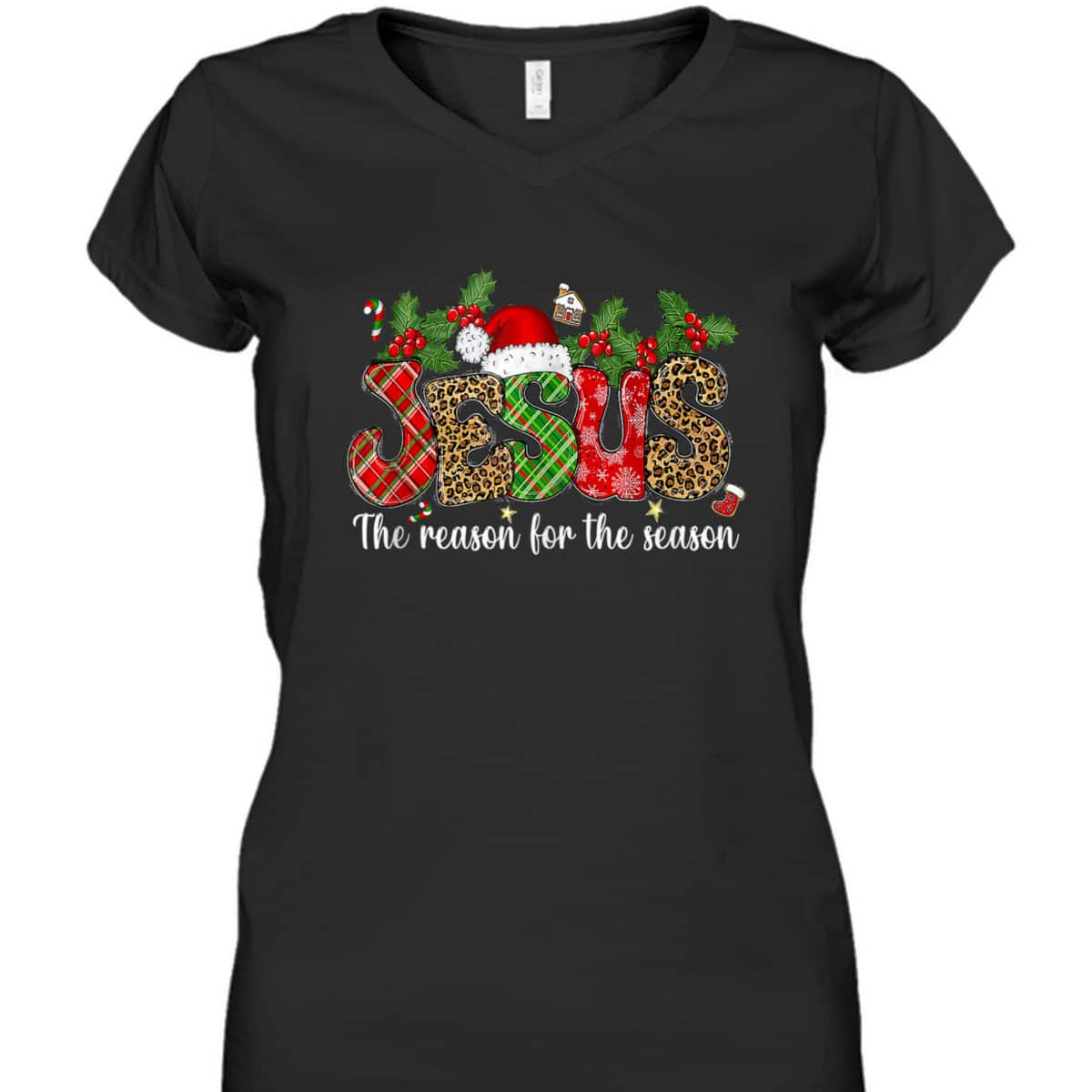 Christian T-Shirt Jesus Is The Reason For The Season Christmas Gift For Friend Christian T-Shirt Jesus Is The Reason For The Season Christmas Gift For Friend