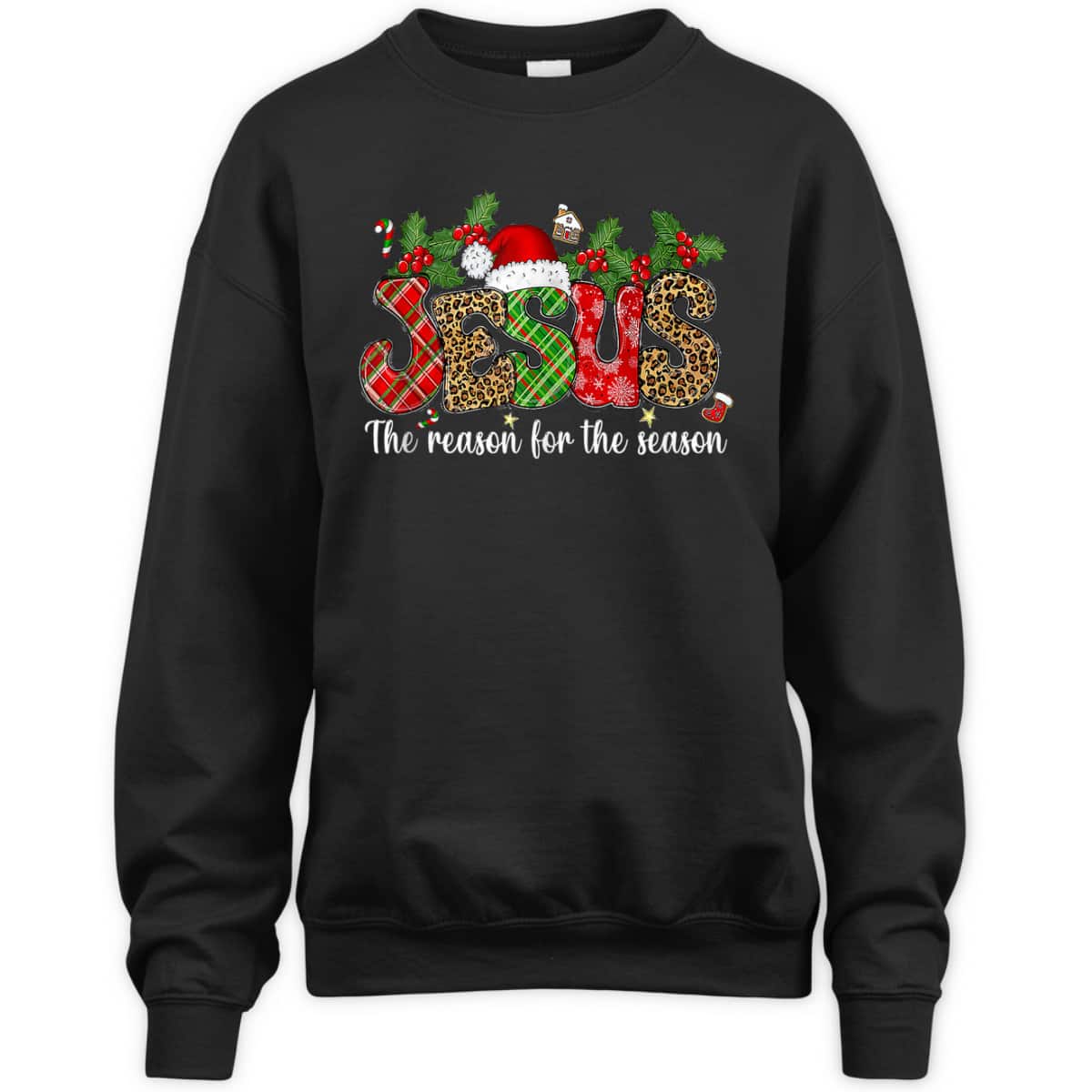 Christian T-Shirt Jesus Is The Reason For The Season Christmas Gift For Friend Christian T-Shirt Jesus Is The Reason For The Season Christmas Gift For Friend