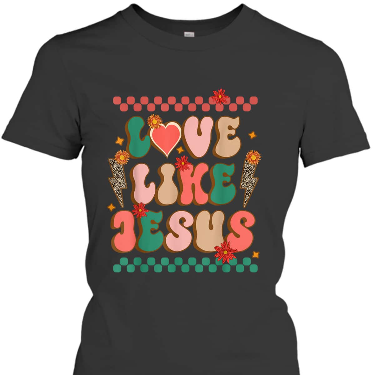 Love Like Jesus Merry Christmas Xmas Christian T-Shirt Love Like Jesus Merry Christmas Xmas Christian T-Shirt