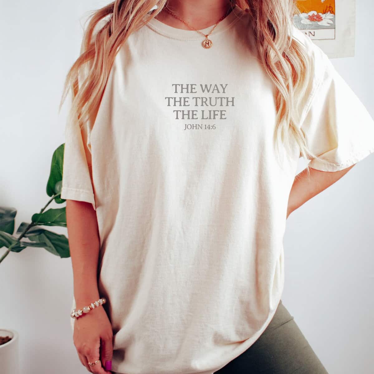 Christian Bible Verse The Way The Truth The Life Bible Verse John 14:6 T-Shirt Christian Bible Verse The Way The Truth The Life Bible Verse John 14:6 T-Shirt