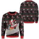 Funny Santa And Jesus Christmas Ugly Ugly Christmas Sweater Christian Religious Gift