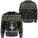 Christmas Ugly Ugly Christmas Sweater Christian Gift Jesus Is My Homie Christmas Ugly Ugly Christmas Sweater Christian Gift Jesus Is My Homie