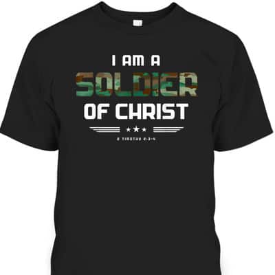 Christian Religious Bible Verse Soldier Of Christ Timothy T-Shirt