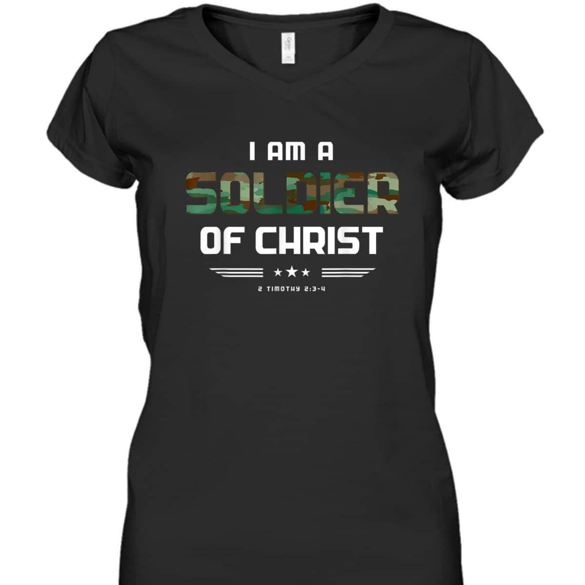 Christian Religious Bible Verse Soldier Of Christ Timothy T-Shirt Christian Religious Bible Verse Soldier Of Christ Timothy T-Shirt