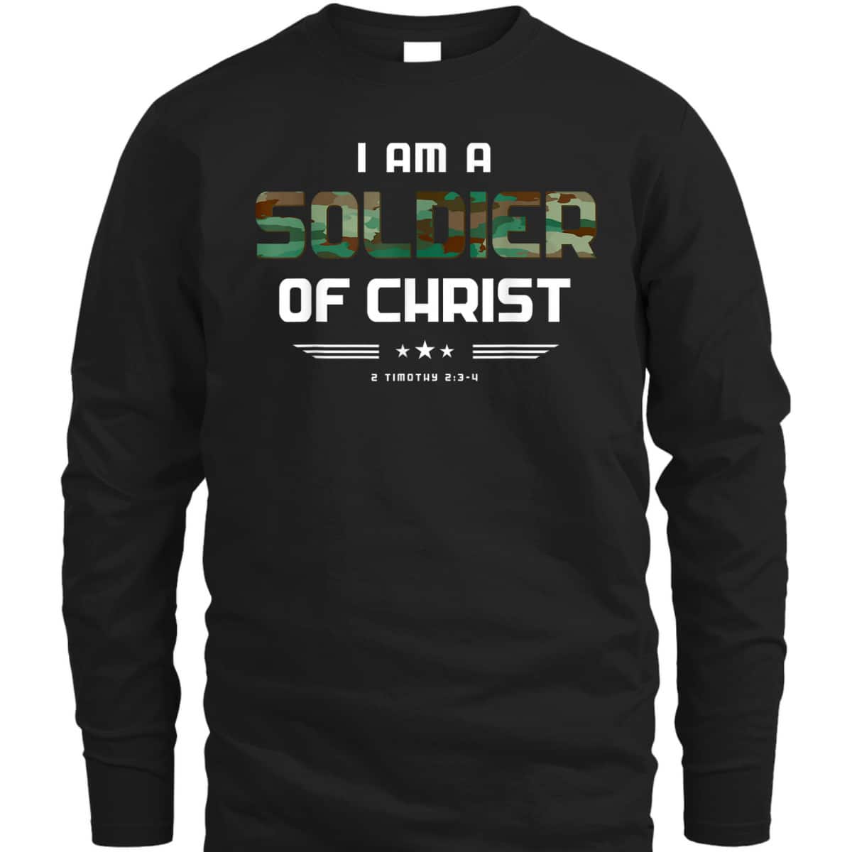 Christian Religious Bible Verse Soldier Of Christ Timothy T-Shirt