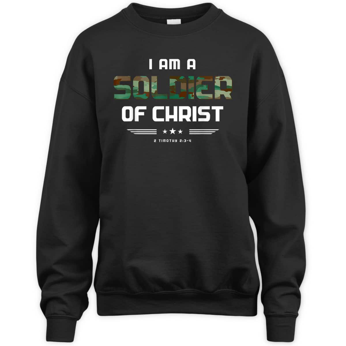 Christian Religious Bible Verse Soldier Of Christ Timothy T-Shirt Christian Religious Bible Verse Soldier Of Christ Timothy T-Shirt