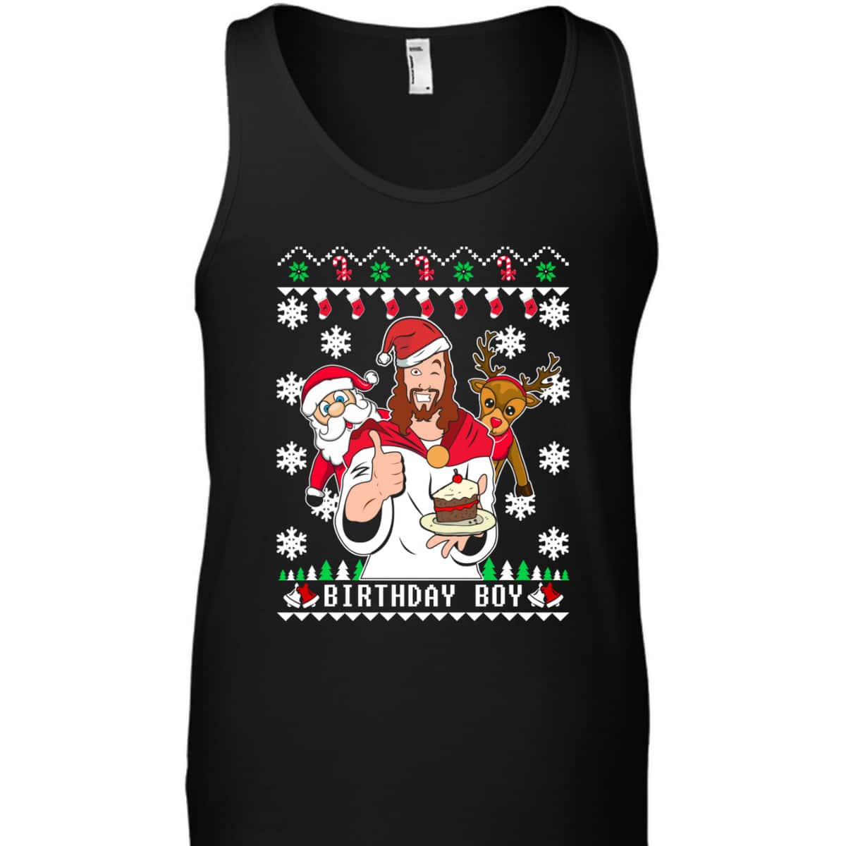 Birthday Boy Jesus Funny Ugly Christmas T-Shirt Christian Religious Gift Birthday Boy Jesus Funny Ugly Christmas T-Shirt Christian Religious Gift