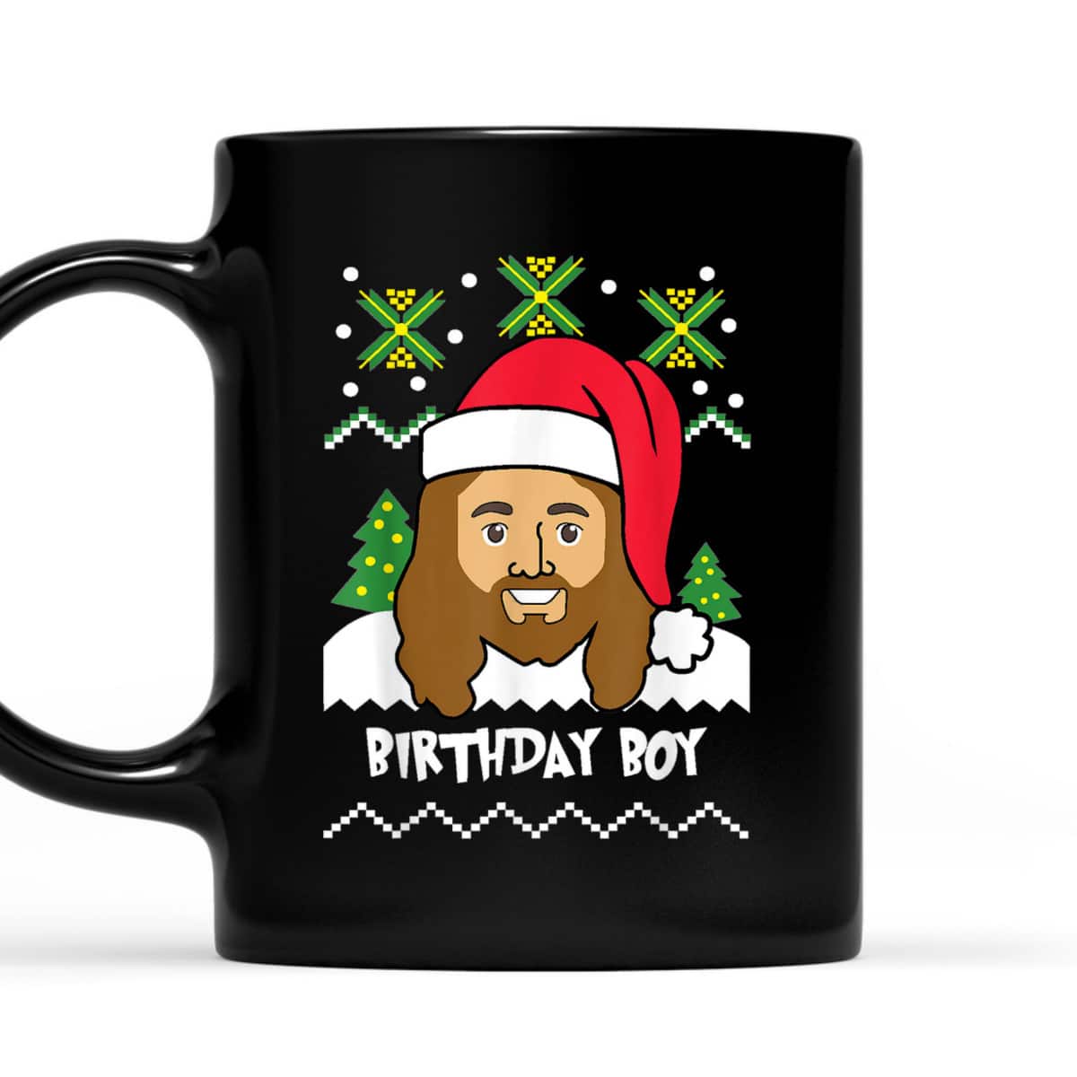 Jesus Birthday Boy Ugly Christmas Christian Religious T-Shirt Jesus Birthday Boy Ugly Christmas Christian Religious T-Shirt