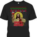 Party Savior Jesus Christ Santa Wine Ugly Christmas T-Shirt Christian Religious Party Savior Jesus Christ Santa Wine Ugly Christmas T-Shirt Christian Religious