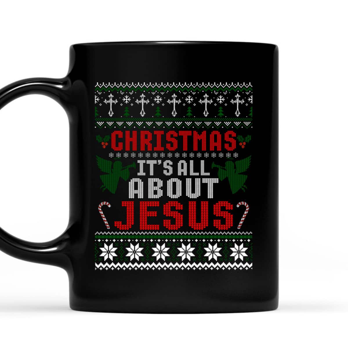 Christian Christmas It's All About Jesus Ugly Xmas T-Shirt Christian Christmas It's All About Jesus Ugly Xmas T-Shirt