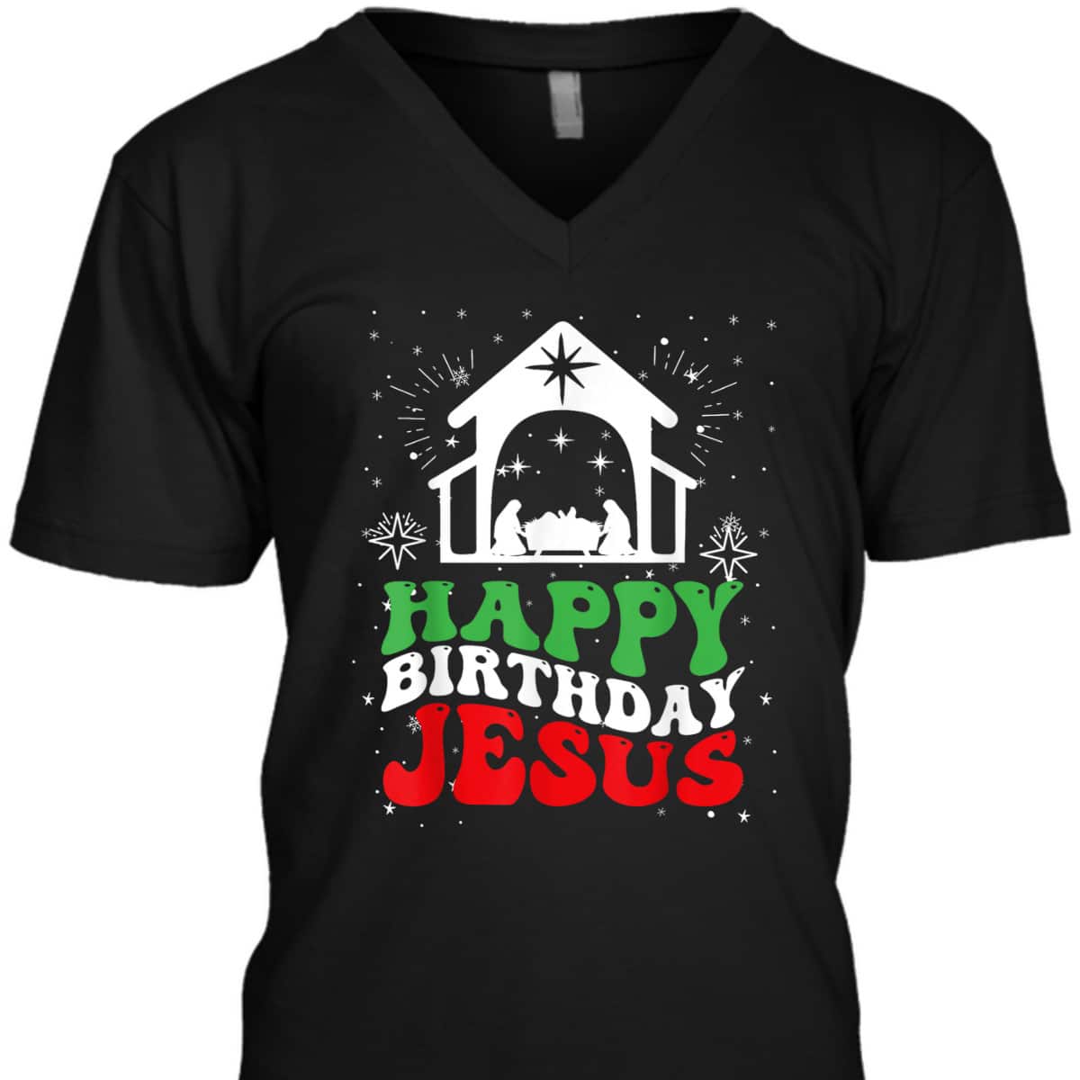 Happy Birthday Jesus Christian Religious True Story T-Shirt Happy Birthday Jesus Christian Religious True Story T-Shirt