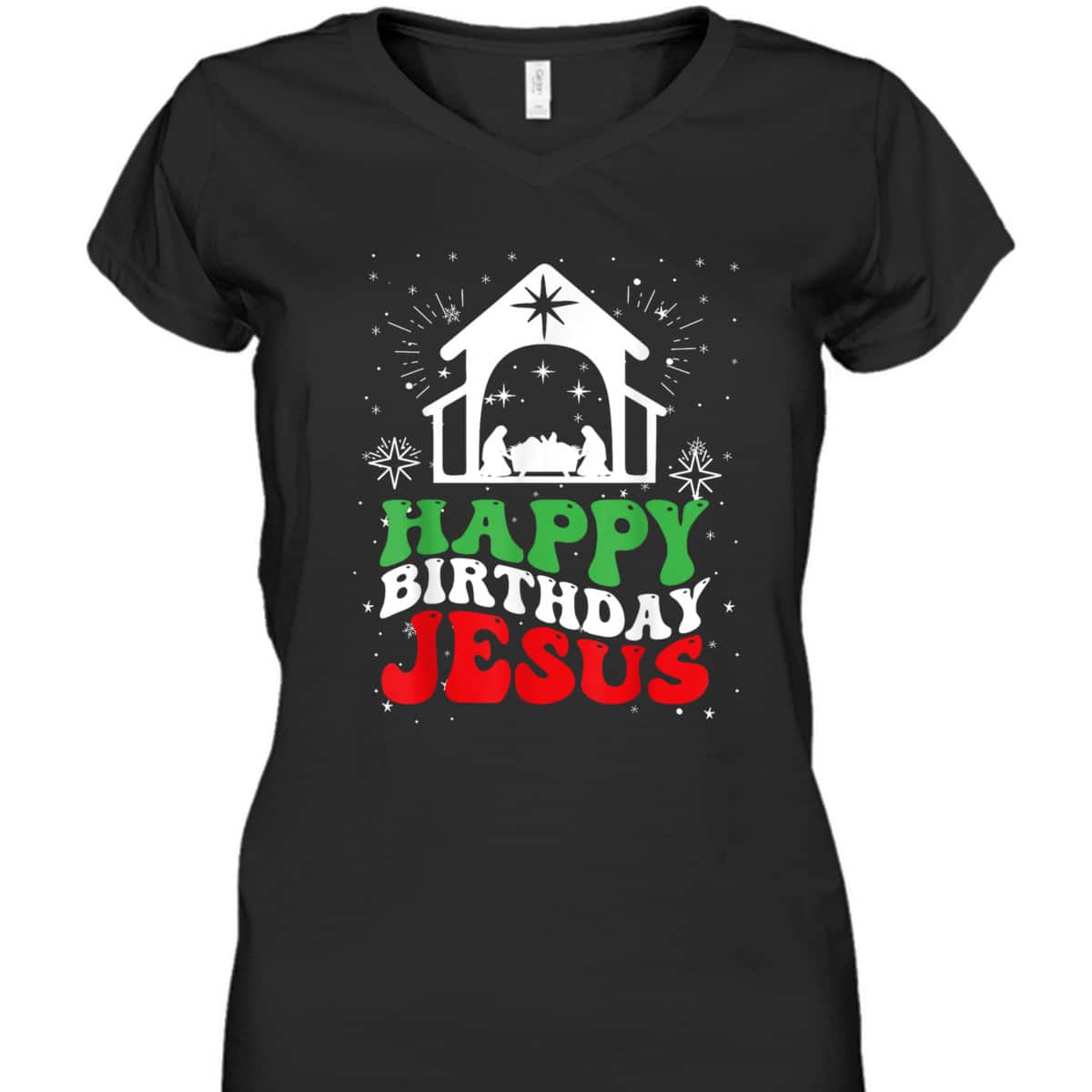 Happy Birthday Jesus Christian Religious True Story T-Shirt Happy Birthday Jesus Christian Religious True Story T-Shirt