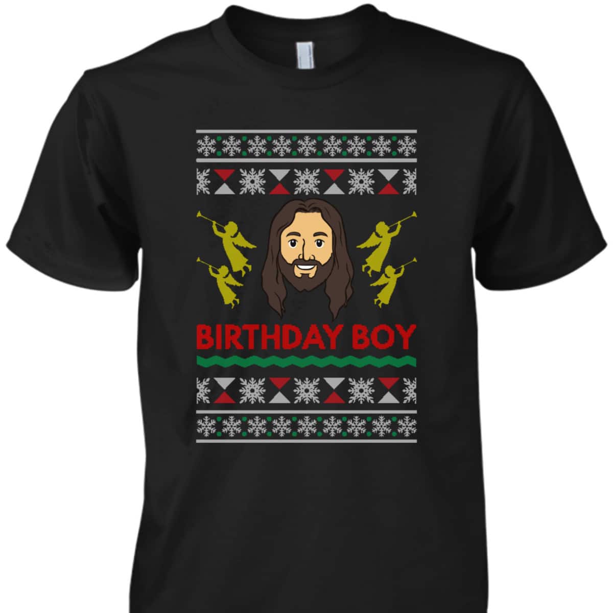Jesus Birthday Boy Ugly Christmas T-Shirt Style Gift Christian Religious Jesus Birthday Boy Ugly Christmas T-Shirt Style Gift Christian Religious