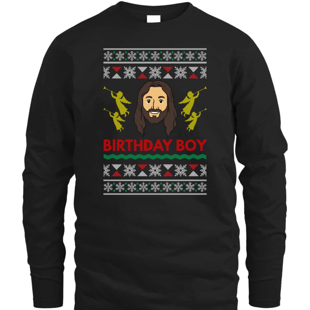 Jesus Birthday Boy Ugly Christmas T-Shirt Style Gift Christian Religious Jesus Birthday Boy Ugly Christmas T-Shirt Style Gift Christian Religious