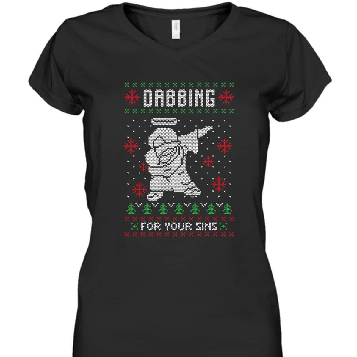 Dabbing Jesus Ugly Christmas T-Shirt Style Funny Christian Religious Dabbing Jesus Ugly Christmas T-Shirt Style Funny Christian Religious