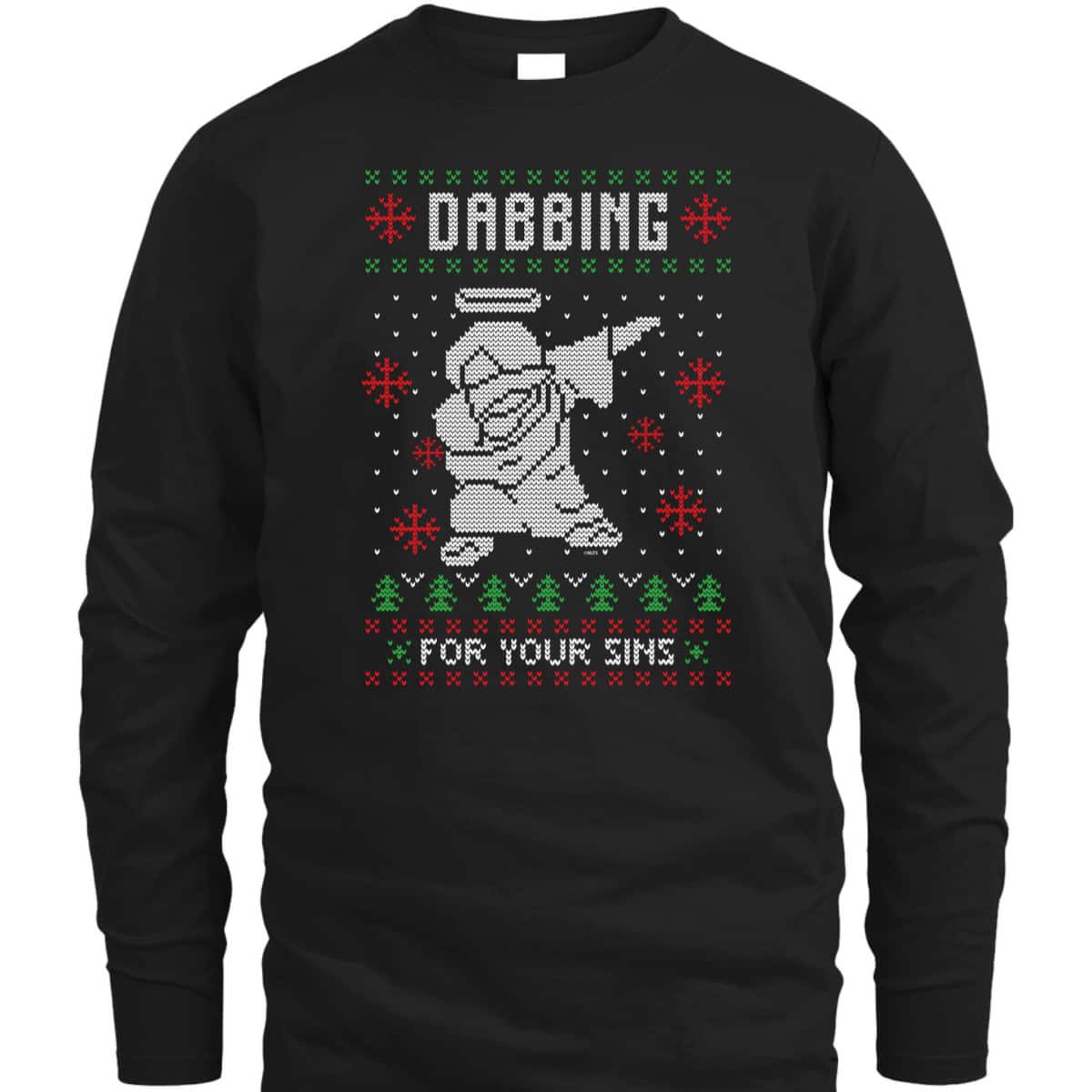 Dabbing Jesus Ugly Christmas T-Shirt Style Funny Christian Religious Dabbing Jesus Ugly Christmas T-Shirt Style Funny Christian Religious