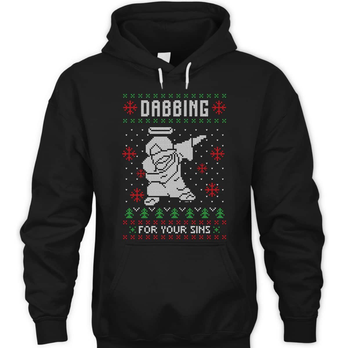 Dabbing Jesus Ugly Christmas T-Shirt Style Funny Christian Religious Dabbing Jesus Ugly Christmas T-Shirt Style Funny Christian Religious