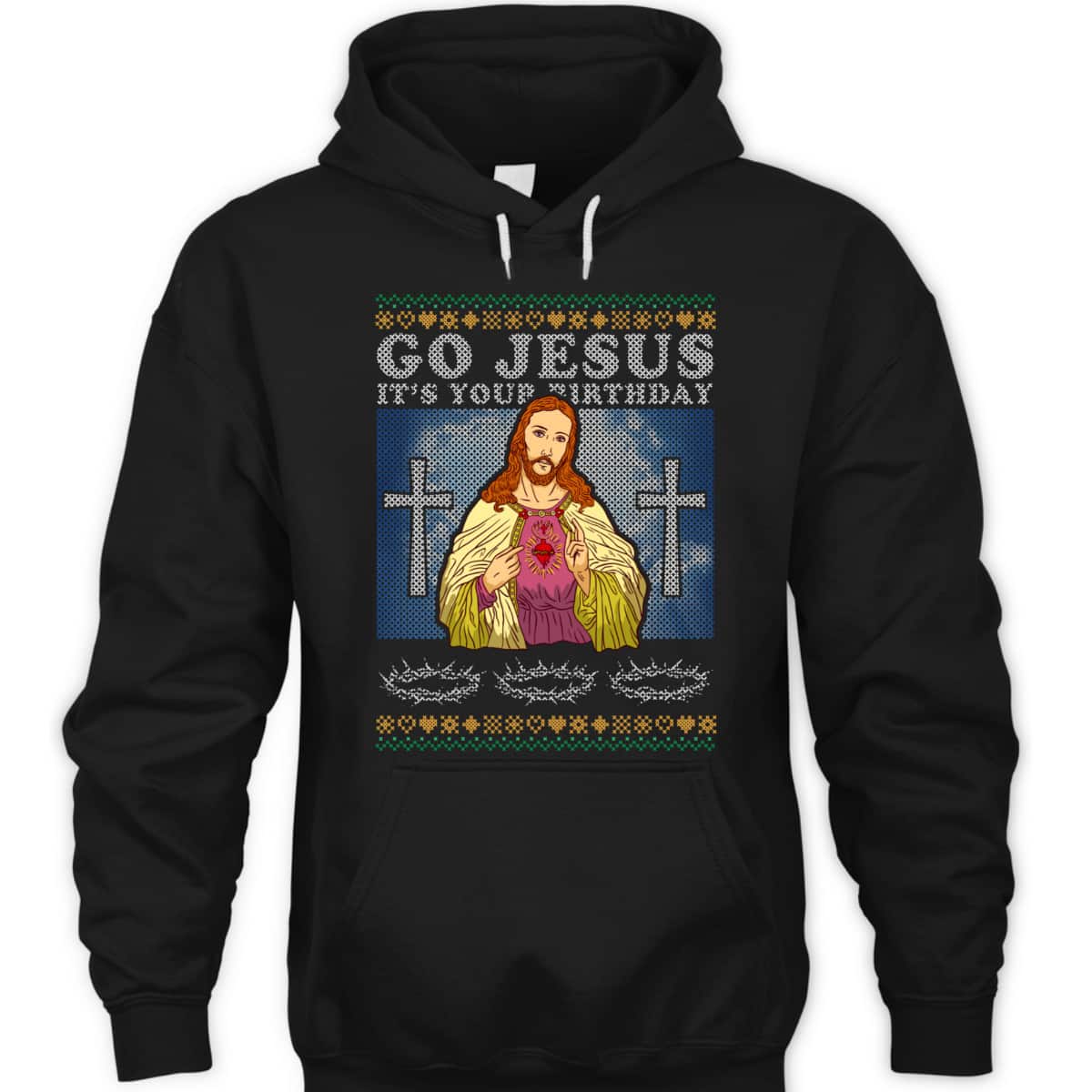 Funny Ugly Christmas T-Shirt Go Jesus It's Your Birthday Christian Religious Funny Ugly Christmas T-Shirt Go Jesus It's Your Birthday Christian Religious